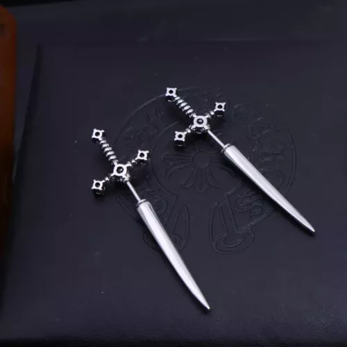 Replica Chrome Hearts Earrings For Unisex #1280763 $34.00 USD for Wholesale