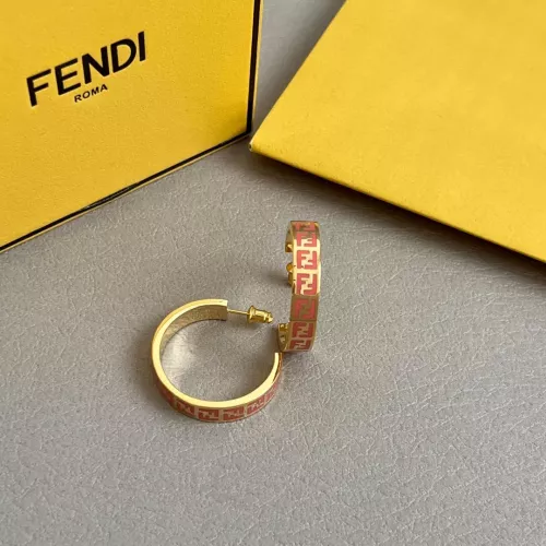 Wholesale Fendi Earrings For Unisex #1280781 $40.00 USD, Wholesale Quality Replica Fendi Earrings