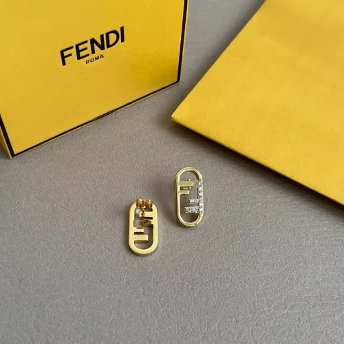 Replica Fendi Earrings For Women #1280802 $38.00 USD for Wholesale