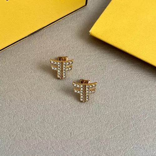 Wholesale Fendi Earrings For Women #1280803 $38.00 USD, Wholesale Quality Replica Fendi Earrings