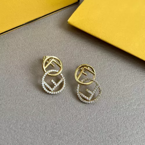 Wholesale Fendi Earrings For Women #1280808 $38.00 USD, Wholesale Quality Replica Fendi Earrings