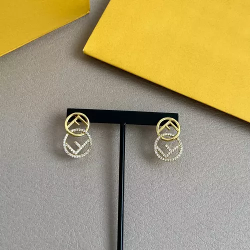 Replica Fendi Earrings For Women #1280808 $38.00 USD for Wholesale