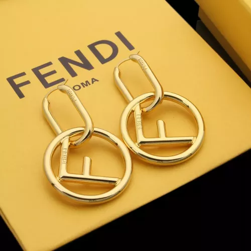 Wholesale Fendi Earrings For Women #1280835 $32.00 USD, Wholesale Quality Replica Fendi Earrings