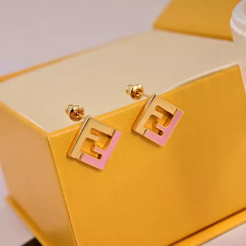 Replica Fendi Earrings For Women #1280929 $27.00 USD for Wholesale