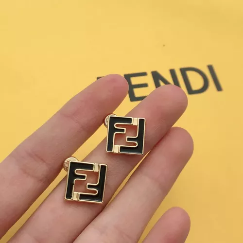 Wholesale Fendi Earrings For Women #1280964 $27.00 USD, Wholesale Quality Replica Fendi Earrings