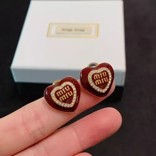 Replica MIU MIU Earrings For Women #1281025 $29.00 USD for Wholesale