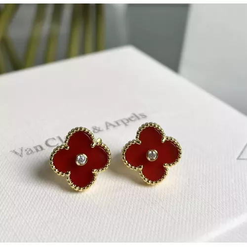 Replica Van Cleef & Arpels Earrings For Women #1281214 $60.00 USD for Wholesale