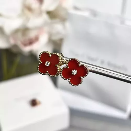 Replica Van Cleef & Arpels Earrings For Women #1281215 $60.00 USD for Wholesale