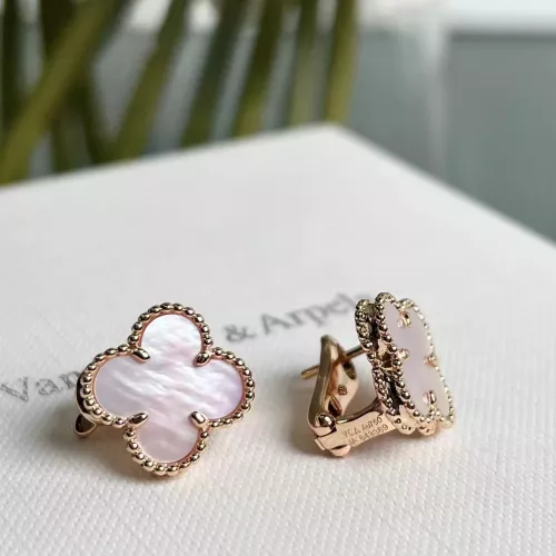 Wholesale Van Cleef &amp; Arpels Earrings For Women #1281220 $60.00 USD, Wholesale Quality Replica Van Cleef &amp; Arpels Earrings