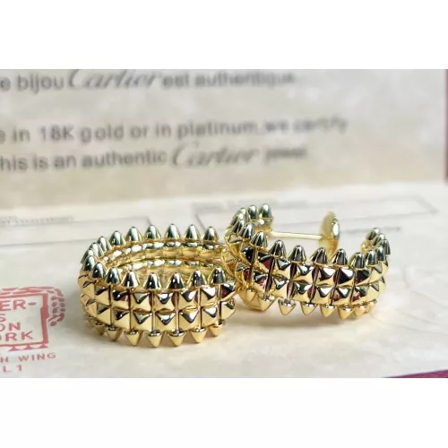 Replica Cartier Earrings For Women #1281226 $72.00 USD for Wholesale