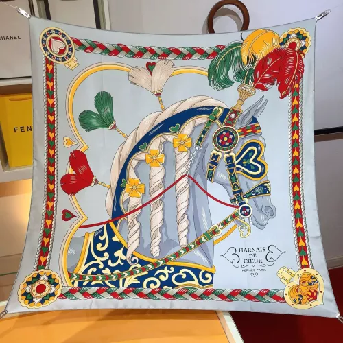 Wholesale Hermes Silk Square For Women #1281230 $52.00 USD, Wholesale Quality Replica Hermes Scarf