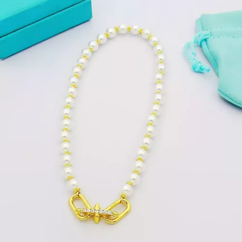 Replica Tiffany Necklaces For Women #1281617 $36.00 USD for Wholesale