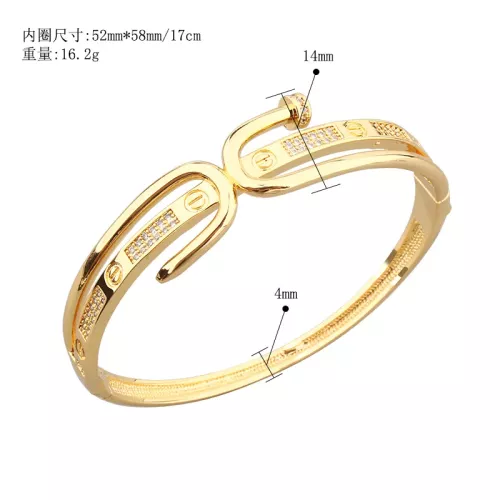 Replica Cartier bracelets #1281652 $48.00 USD for Wholesale