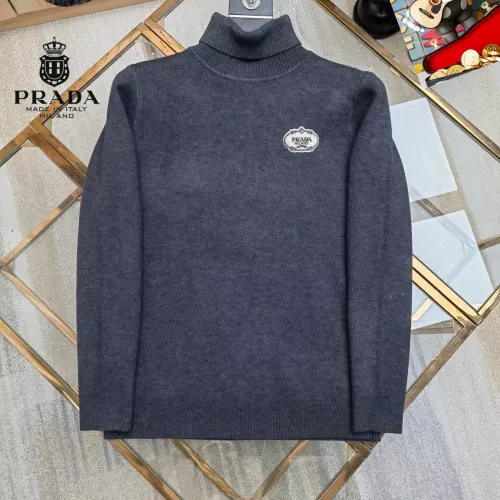 Wholesale Prada Sweater Long Sleeved For Men #1281682 $48.00 USD, Wholesale Quality Replica Prada Sweater