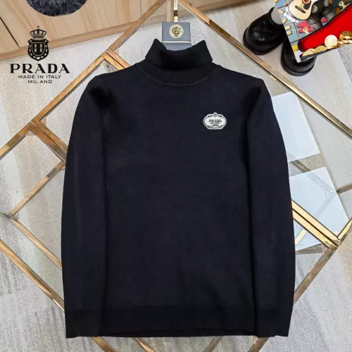 Wholesale Prada Sweater Long Sleeved For Men #1281683 $48.00 USD, Wholesale Quality Replica Prada Sweater