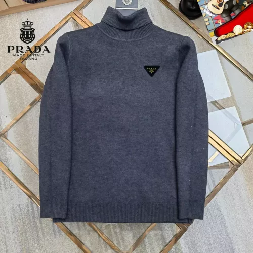 Wholesale Prada Sweater Long Sleeved For Men #1281703 $48.00 USD, Wholesale Quality Replica Prada Sweater