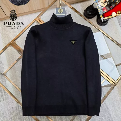 Wholesale Prada Sweater Long Sleeved For Men #1281704 $48.00 USD, Wholesale Quality Replica Prada Sweater