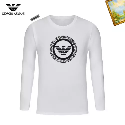 Wholesale Armani T-Shirts Long Sleeved For Unisex #1281760 $34.00 USD, Wholesale Quality Replica Armani T-Shirts