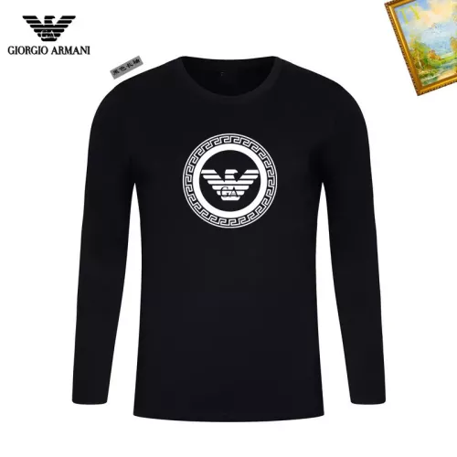 Wholesale Armani T-Shirts Long Sleeved For Unisex #1281761 $34.00 USD, Wholesale Quality Replica Armani T-Shirts