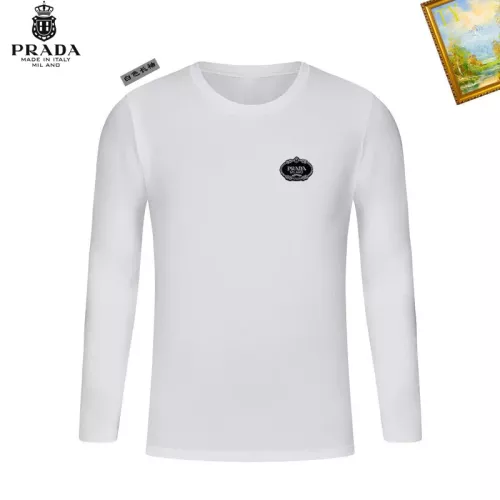 Wholesale Prada T-Shirts Long Sleeved For Unisex #1281762 $34.00 USD, Wholesale Quality Replica Prada T-Shirts