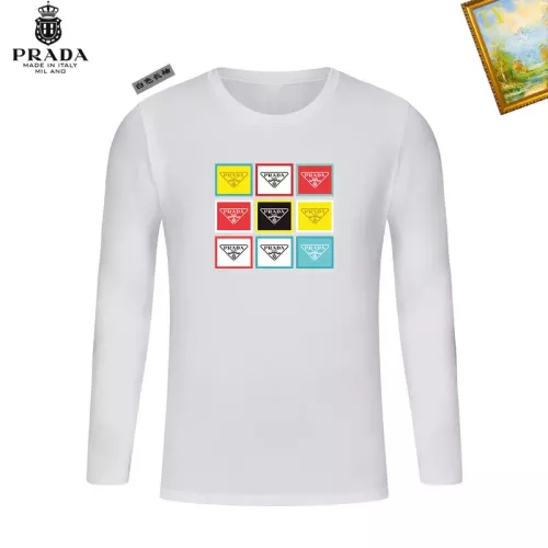 Wholesale Prada T-Shirts Long Sleeved For Unisex #1281774 $34.00 USD, Wholesale Quality Replica Prada T-Shirts