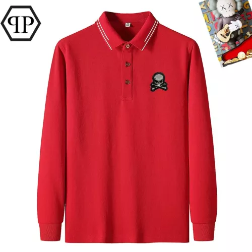 Wholesale Philipp Plein PP T-Shirts Long Sleeved For Men #1281817 $40.00 USD, Wholesale Quality Replica Philipp Plein PP T-Shirts