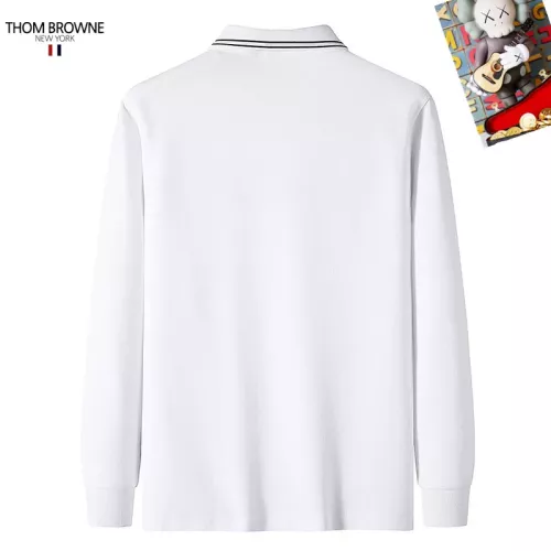 Replica Thom Browne TB T-Shirts Long Sleeved For Men #1281850 $40.00 USD for Wholesale