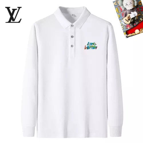 Wholesale Louis Vuitton LV T-Shirts Long Sleeved For Men #1281855 $40.00 USD, Wholesale Quality Replica Louis Vuitton LV T-Shirts