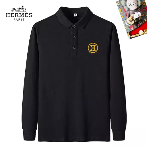 Wholesale Hermes T-Shirts Long Sleeved For Men #1281907 $40.00 USD, Wholesale Quality Replica Hermes T-Shirts