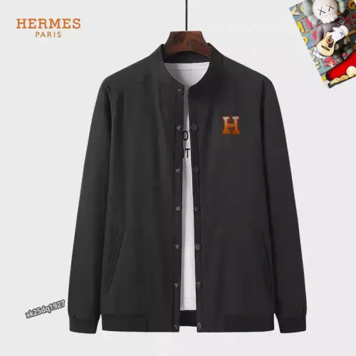 Wholesale Hermes Jackets Long Sleeved For Men #1281929 $60.00 USD, Wholesale Quality Replica Hermes Jackets