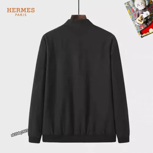 Replica Hermes Jackets Long Sleeved For Men #1281929 $60.00 USD for Wholesale