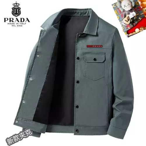 Wholesale Prada Jackets Long Sleeved For Men #1281939 $60.00 USD, Wholesale Quality Replica Prada Jackets