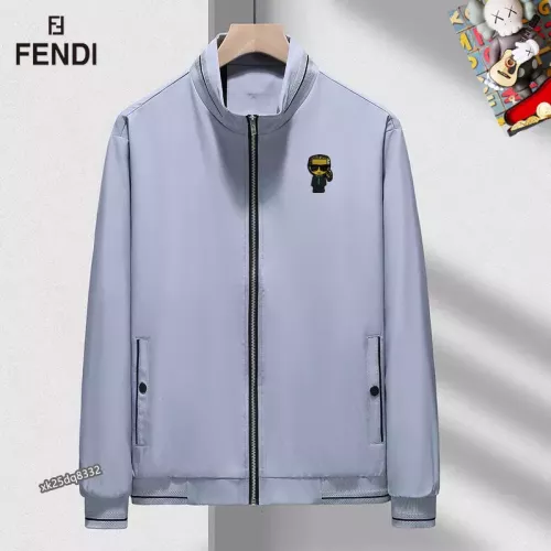 Wholesale Fendi Jackets Long Sleeved For Men #1281957 $60.00 USD, Wholesale Quality Replica Fendi Jackets