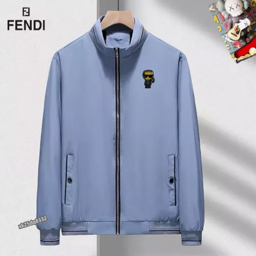 Wholesale Fendi Jackets Long Sleeved For Men #1281958 $60.00 USD, Wholesale Quality Replica Fendi Jackets