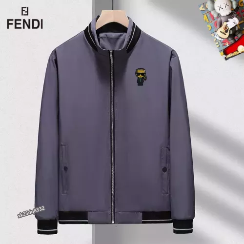 Wholesale Fendi Jackets Long Sleeved For Men #1281959 $60.00 USD, Wholesale Quality Replica Fendi Jackets