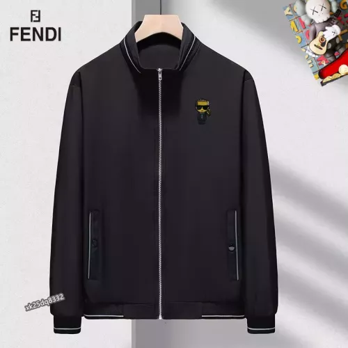 Wholesale Fendi Jackets Long Sleeved For Men #1281960 $60.00 USD, Wholesale Quality Replica Fendi Jackets