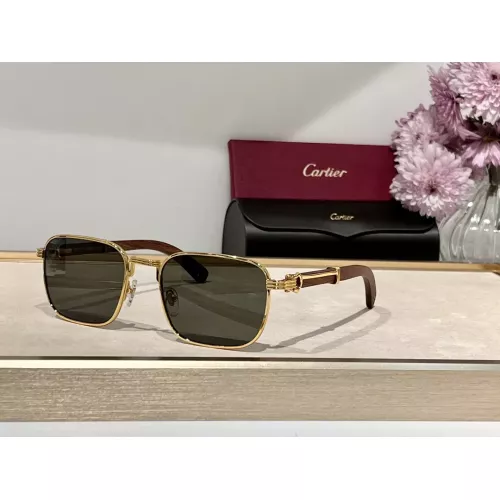 Wholesale Cartier AAA Quality Sunglassess #1281993 $60.00 USD, Wholesale Quality Replica Cartier AAA Quality Sunglassess