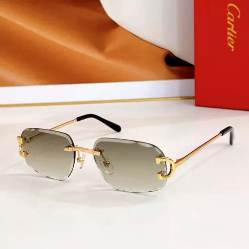 Wholesale Cartier AAA Quality Sunglassess #1282002 $60.00 USD, Wholesale Quality Replica Cartier AAA Quality Sunglassess