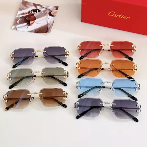 Replica Cartier AAA Quality Sunglassess #1282003 $60.00 USD for Wholesale