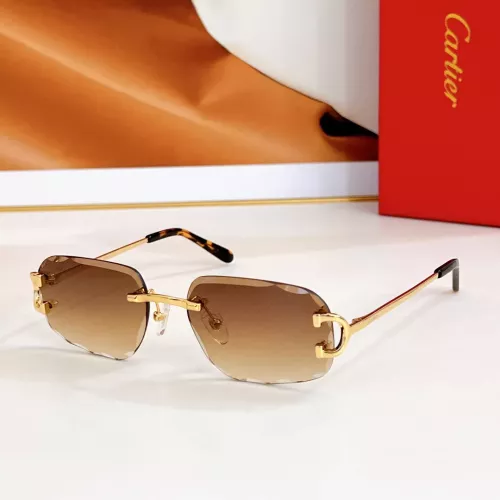 Wholesale Cartier AAA Quality Sunglassess #1282005 $60.00 USD, Wholesale Quality Replica Cartier AAA Quality Sunglassess