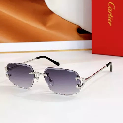 Wholesale Cartier AAA Quality Sunglassess #1282008 $60.00 USD, Wholesale Quality Replica Cartier AAA Quality Sunglassess