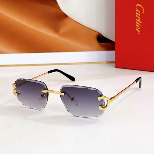 Wholesale Cartier AAA Quality Sunglassess #1282009 $60.00 USD, Wholesale Quality Replica Cartier AAA Quality Sunglassess