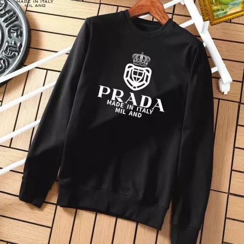 Wholesale Prada Hoodies Long Sleeved For Men #1282024 $40.00 USD, Wholesale Quality Replica Prada Hoodies