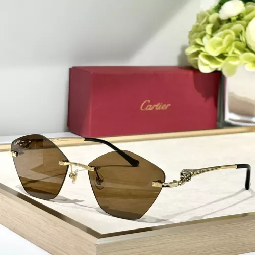 Wholesale Cartier AAA Quality Sunglassess #1282036 $68.00 USD, Wholesale Quality Replica Cartier AAA Quality Sunglassess