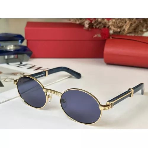 Wholesale Cartier AAA Quality Sunglassess #1282049 $76.00 USD, Wholesale Quality Replica Cartier AAA Quality Sunglassess