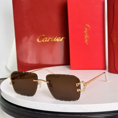 Wholesale Cartier AAA Quality Sunglassess #1282063 $72.00 USD, Wholesale Quality Replica Cartier AAA Quality Sunglassess