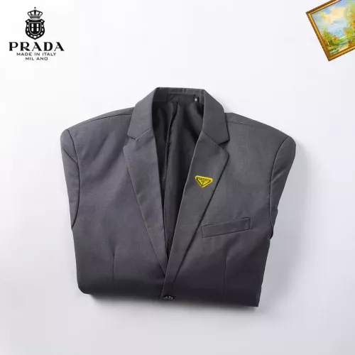 Replica Prada Tracksuits Long Sleeved For Men #1282128 $92.00 USD for Wholesale