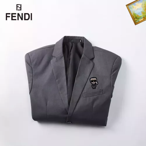 Replica Fendi Tracksuits Long Sleeved For Men #1282134 $92.00 USD for Wholesale