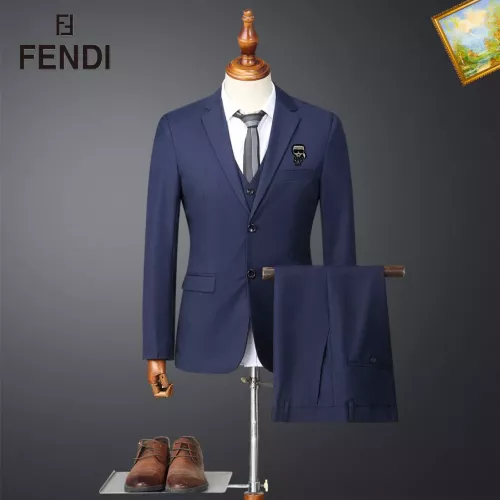 Wholesale Fendi Tracksuits Long Sleeved For Men #1282135 $92.00 USD, Wholesale Quality Replica Fendi Tracksuits