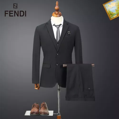 Wholesale Fendi Tracksuits Long Sleeved For Men #1282136 $92.00 USD, Wholesale Quality Replica Fendi Tracksuits